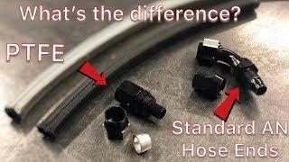 PTFE VS AN - Steel Braided vs Nylon Hose Motion 360