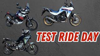 TEST RIDE the CF Moto450, Honda Transalp and Ducati Desert X