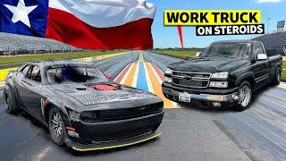 Is a 1500hp Twin Turbo Silverado ENOUGH to beat @Demonology's Black Ghost Dodge Demon??