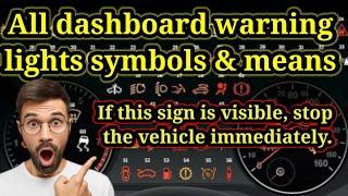 All Dashboard Warning Lights Symbols and Meanings