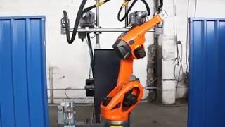 Tool changing on a CLOOS welding robot