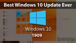 Windows 10 version 1909 (19H2) - What is new?