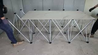 Folding Centipede Work Stand Table