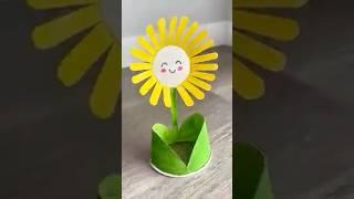 Paper Cup Flower Craft for Kids | Spring Preschool Craft with Miss Daisy