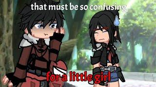  that must be so confusing for a little girl...  || meme || (  Menma y Neoma  ) ( // )