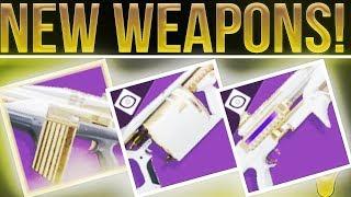 Destiny 2. New Raid Lair Weapons, Leviathan Masterwork Weapons, Cayde-6 Forged Weapons & More!