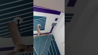 Masking Tape Design with RCM Tulsi Paints #painting #rcm #tulsipaint #shortsviral