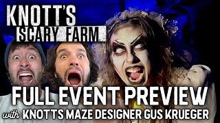 Knott's Scary Farm 2024 Preview! Q&A with Gus Krueger (Knotts Creative Designer)