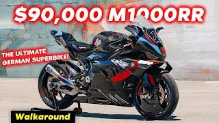 The $90,000 Full Carbon Fiber M1000RR Walkaround! | The Ultimate German Superbike