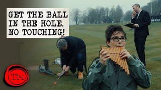 Get the Ball in the Hole Without Touching it | Full Task | Taskmaster