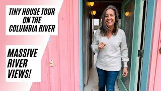 Tour this tiny floating house for sale on the Columbia River with me!