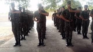 treinamento de ordem unida do Exército Brasileiro