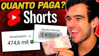 Quanto o Youtube SHORTS paga por 1000 VISUALIZAÇÕES?! E por 1 MILHÃO?!