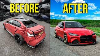 FULL BUILD - REBUILDING A CRASH DAMAGED BMW M3 COMPETITION