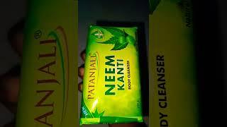 #patanjali Neem kanti Body cleanser #soap #patanjali
