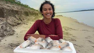 FISHING in the SOLIMÕES RIVER/I thought I wouldn't catch anything and I WAS SURPRISED