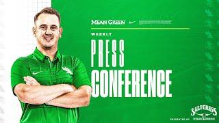 Eric Morris Weekly Press Conference vs Texas Tech | Mean Green FB