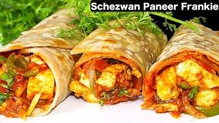 Paneer Frankie Roll Recipe | Chinese Paneer Frankie Roll Recipe | Frankie Recipe |