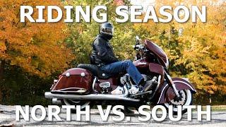 RIDING SEASONS   NORTH VS SOUTH