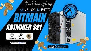 Bitmain Antminer S21 Unboxing & Setup Tutorial (with new Antwire P13 Power Cable)