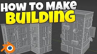 How To Model a Building | Blender