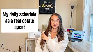 My daily schedule as a Real Estate Agent - Google Calendar