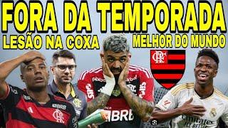 URGENTE FLAMENGO PERDE TITULAR POR LESÃO! De la Cruz não joga mais em 2024!