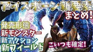 【MHW】公式アイスボーン新要素まとめ!!ティガレックス&新古龍イヴェルカーナにナルガ復活!!歴戦王ネルの配信日も決定。アイスボーンに備えよ!!【モンハンワールド】