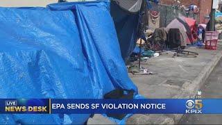 EPA Sends San Francisco Notice Of Violating Clean Water Act Due To Homeless