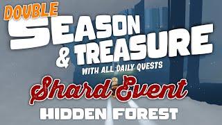 DOUBLE Season & Treasure Candles and Daily Quest | Hidden Forest | SkyCotl | NoobMode