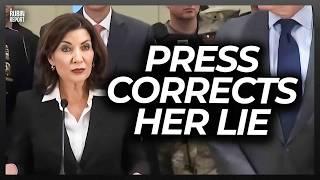 Watch Dem Become a Deer in Headlights as Press Points Out Her Manipulated Stats