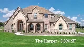 New Home Floor Plan The Harper 3,890 SF Lillian Custom Homes