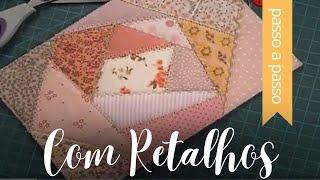 PARA QUEM AMA RETALHOS |  Técnica de PATCHWORK - Crazy Quilt - By Fê Atelier