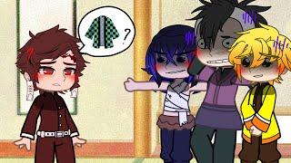 Kamaboko Squad rip Tanjiro’s haori (Demon Slayer Gacha Club KNY) {KAMABOKO SQUAD} [Normal AU]