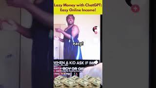 Laziest Way to Make Money Online With ChatGPT For Beginners $100 day+ 1
