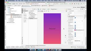 How to Create Beautiful Gradient Background in Android Studio using XML - Tutorial for beginners