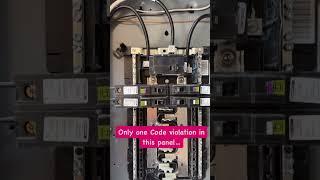 VIOLATION: The neutral conductor identification required by 200.6(B) is not at its terminations.