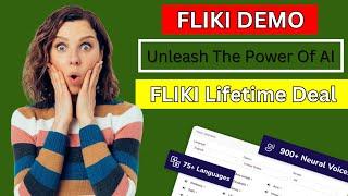 Fliki Demo: Unleash The Power of AI - Fliki Lifetime Deal