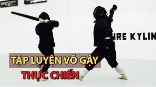 XEM video tập luyện võ gậy thực chiến đặc sắc - Võ Thuật Tự Vệ HMS