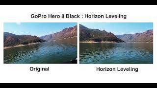 Gopro Hero 8 Black: Horizon Leveling (Compare and How to)