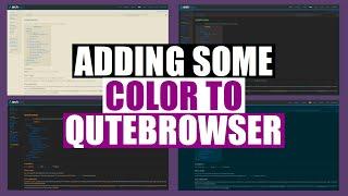 CSS Stylesheets And Custom Userscripts In Qutebrowser