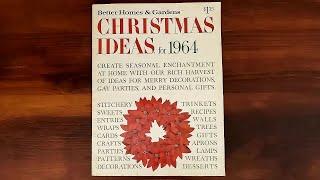 Better Homes & Gardens Christmas Ideas for 1964 | ASMR Magazine Flip Through