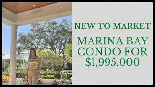 $1,995,000 BAYFRONT BEAUTY in Longboat Key’s coveted Marina Bay community, behind the gates!