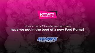 How many Christmas baubles have we put in the boot of a new Ford Puma?