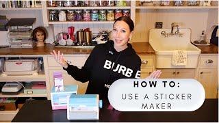 How to : Use a Xyron Sticker Maker! ️