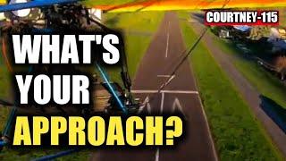 Ultralight and Light Sport Landing Approaches in a Quicksilver MXL-2 (Courtney-115)