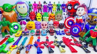 Marvel's Spider-Man series Unboxing, Spider-Man action dolls, glowing Spider-Man electric toy gun