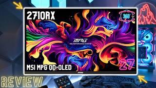 MSI MPG 271QRX QD-OLED Review : The Ultimate 27-inch 360Hz Gaming Monitor ?