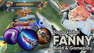 EFFECTIVE CABLE GAMEPLAY !! | Top 1 Global Fanny Gameplay | New Emblem & Build | MLBB