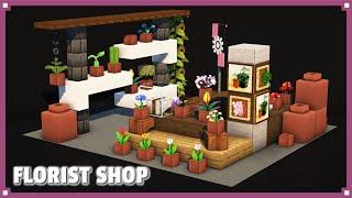 ️ Minecraft : How to Make a Small Flower Shop 